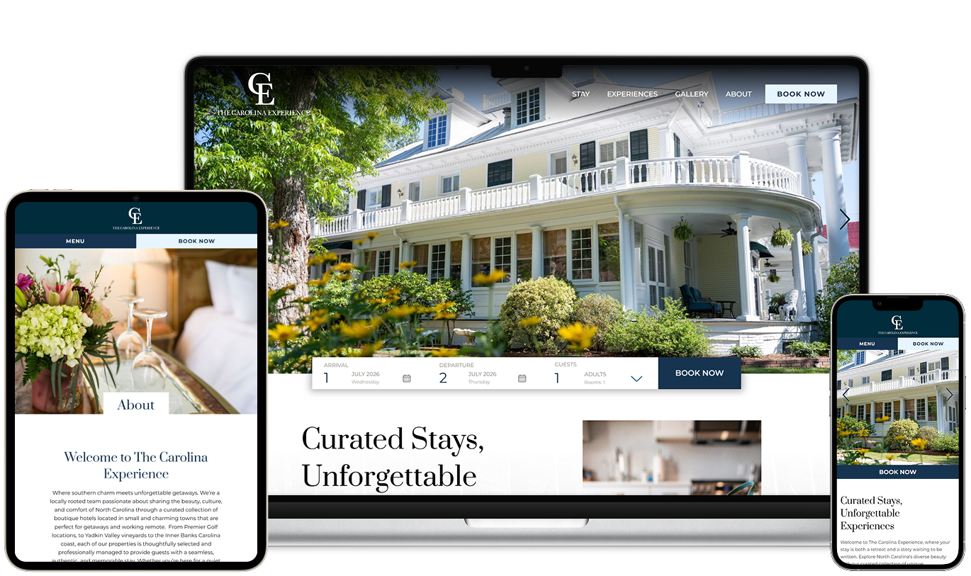 Qualified Traffic Surges Conversions 5,925% for The Carolina Experience